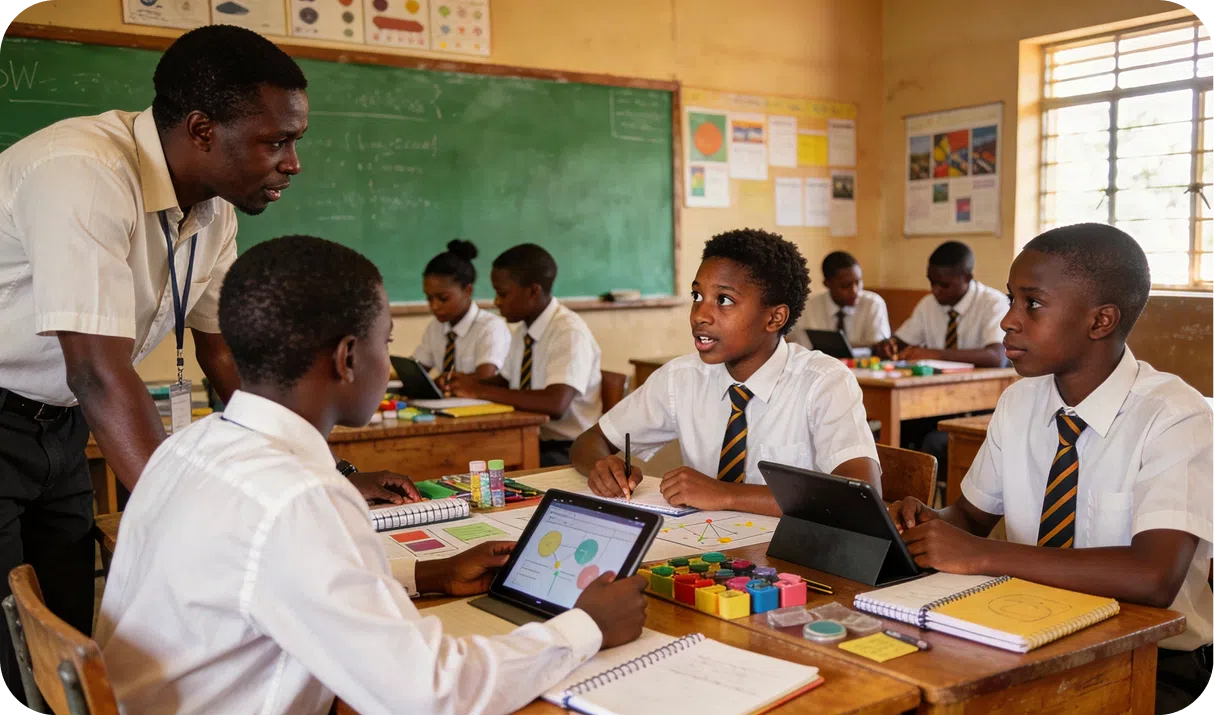 Kenya CBC curriculum digital learning in classrooms